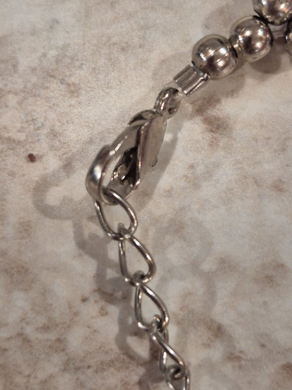 Metal and Bead Bracelet